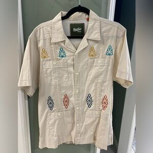 Howler brothers guayabera with multicolor embroidery - Medium